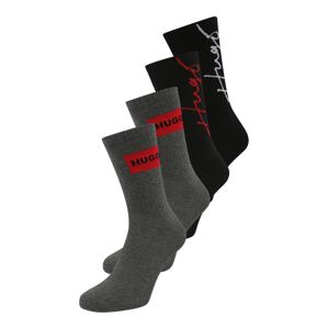 HUGO Ponožky  tmavě modrá / šedá / červená