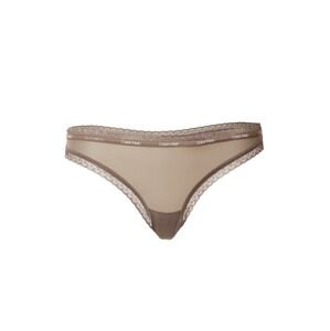 Calvin Klein Underwear Tanga  olivová / bílá