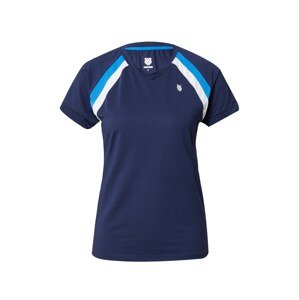 K-Swiss Performance Funkční tričko námořnická modř / azurová / bílá