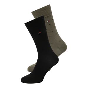 Tommy Hilfiger Underwear Ponožky  olivová / černá