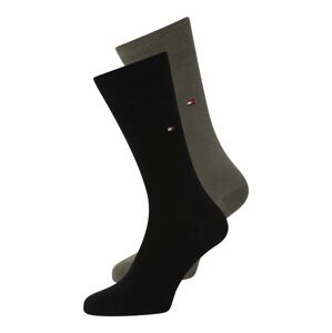 Tommy Hilfiger Underwear Ponožky  olivová / černá
