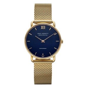 Paul Hewitt Analogové hodinky 'Sailor'  ultramarínová modř / zlatá