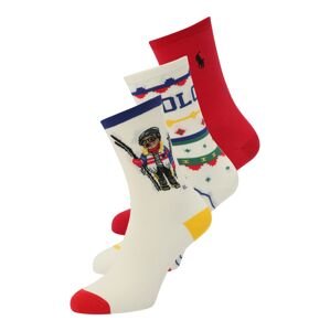 Polo Ralph Lauren Ponožky  námořnická modř / tmavě žlutá / červená / offwhite