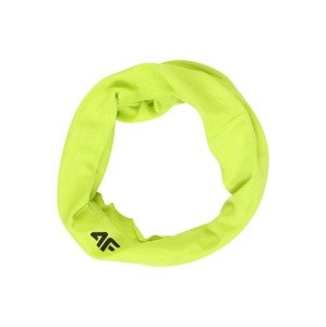 4F Sportovní šátek  svítivě zelená / černá