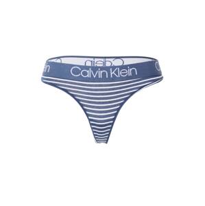 Calvin Klein Underwear Tanga  chladná modrá / bílá