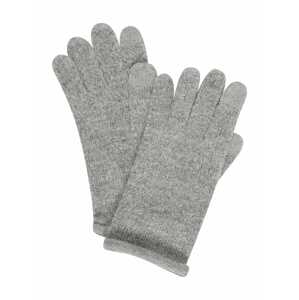 ESPRIT Prstové rukavice šedý melír