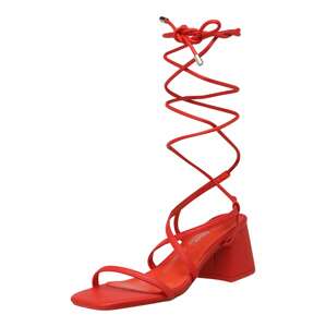 Public Desire Páskové sandály 'MABEL' červená