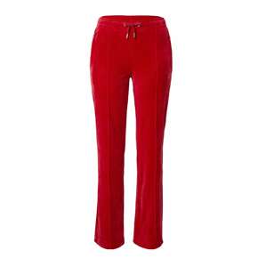 Juicy Couture Kalhoty 'BRANDIN'  červená třešeň / průhledná