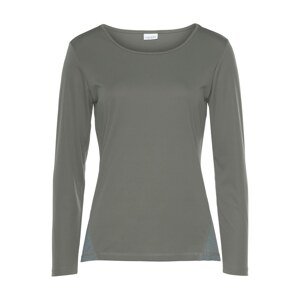 LASCANA ACTIVE Funkční tričko šedá / barvy bláta / bílá