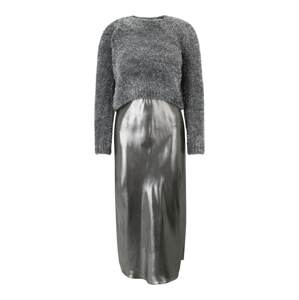 AllSaints Šaty 'Rosetta' stříbrně šedá