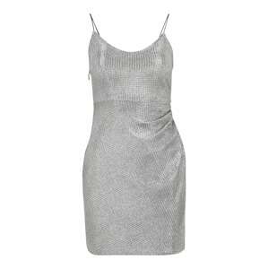 Noisy May Petite Šaty stříbrně šedá