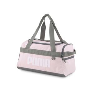 PUMA Sportovní taška 'Challenger'  šedá / světle růžová / bílá