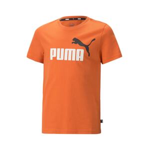 PUMA Funkční tričko oranžová / černá / bílá