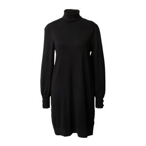 Wallis Curve Úpletové šaty černá