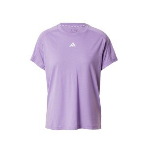 ADIDAS PERFORMANCE Funkční tričko světle fialová / bílá