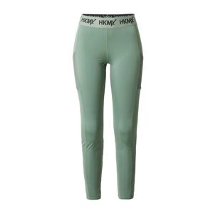 HKMX Sportovní kalhoty zelená / černá