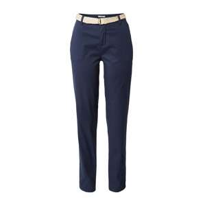 ESPRIT Chino kalhoty světle béžová / námořnická modř
