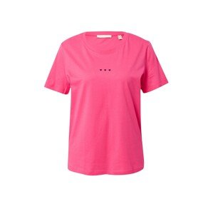 ESPRIT Tričko pink / černá