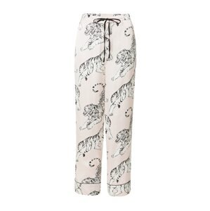 River Island Pyžamové kalhoty světle růžová / černá / bílá