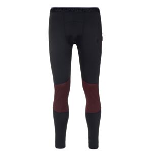 Spyder Sportovní kalhoty šedá / burgundská červeň / černá