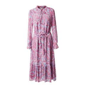 Fabienne Chapot Košilové šaty 'Marilene' světlemodrá / fialová / růžová / bílá