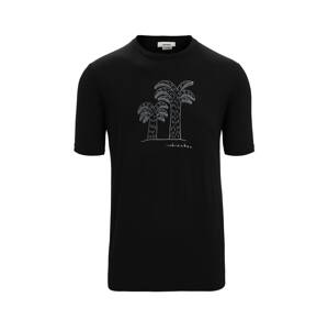 ICEBREAKER Funkční tričko černá / bílá