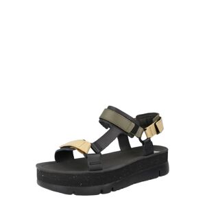 CAMPER Páskové sandály písková / olivová / černá