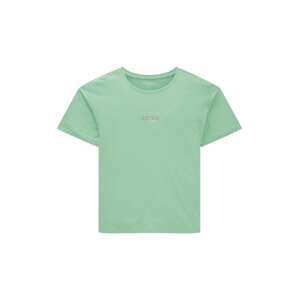 TOM TAILOR Tričko krémová / pastelově zelená