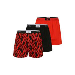 Calvin Klein Underwear Boxerky  červená / černá