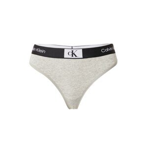 Calvin Klein Underwear Tanga  světle šedá / černá / bílá