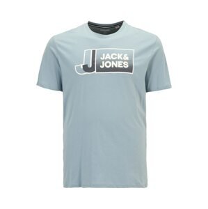 Jack & Jones Plus Tričko marine modrá / kouřově modrá / offwhite