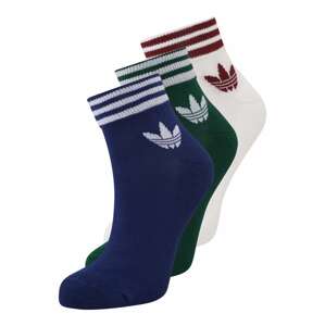 ADIDAS ORIGINALS Ponožky  modrá / tmavě zelená / bordó / bílá