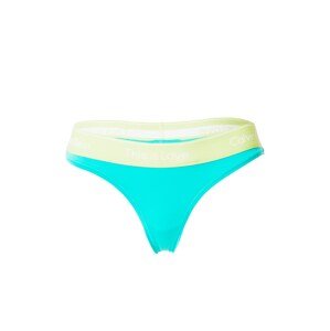 Calvin Klein Underwear Tanga aqua modrá / pastelově zelená / bílá