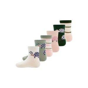 EWERS Ponožky  krémová / nefritová / tmavě zelená / pudrová