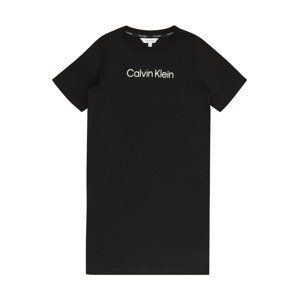 Calvin Klein Underwear Noční košilka černá / bílá