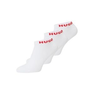 HUGO Ponožky  červená / bílá