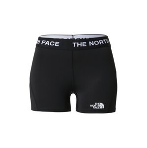 THE NORTH FACE Sportovní kalhoty  černá / bílá