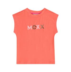 MEXX Tričko hnědá / oranžová / růžová