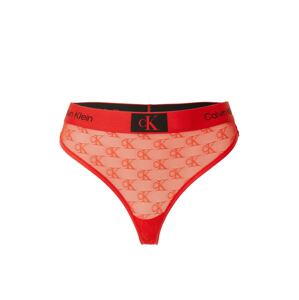 Calvin Klein Underwear Tanga červená / černá