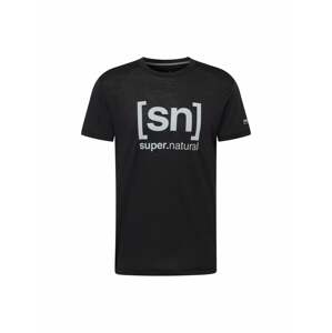 Super Natural Funkční tričko světle šedá / černá