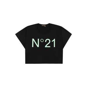 N°21 Tričko mátová / černá