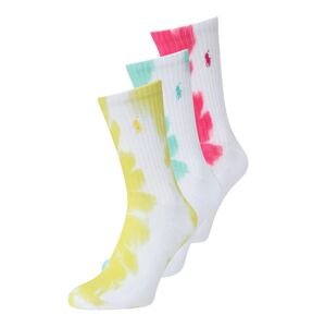 Polo Ralph Lauren Ponožky  limone / nefritová / pink / bílá
