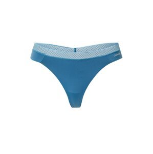 Calvin Klein Underwear Tanga modrá / bílá