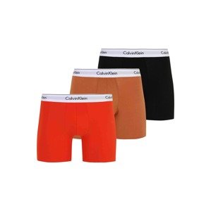 Calvin Klein Underwear Boxerky oranžová / červená / černá / bílá