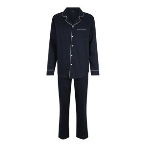 SCHIESSER Pyžamo dlouhé námořnická modř / bílá