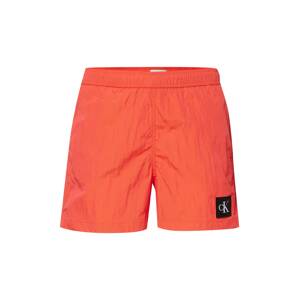 Calvin Klein Swimwear Plavecké šortky oranžová