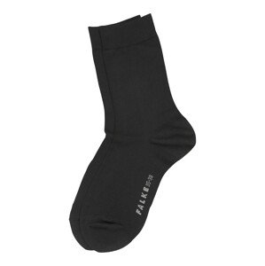 FALKE Ponožky 'Cotton Touch'  černá / bílá