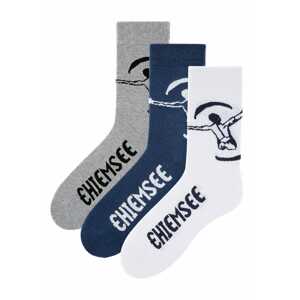 CHIEMSEE Ponožky  tmavě modrá / šedá / bílá