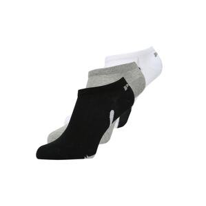 PUMA Sportovní ponožky  šedá / černá / bílá