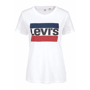LEVI'S Tričko 'THE PERFECT TEE NEUTRALS' modrá / červená / černá / bílá